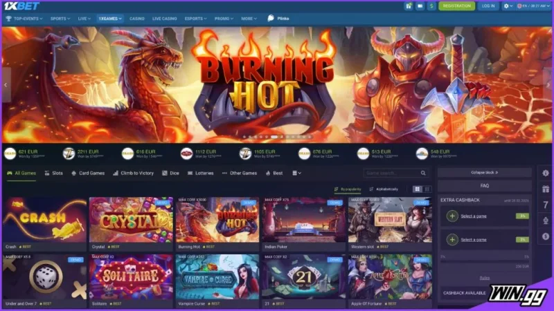 1xBet Casino Nigeria - Platform Overview